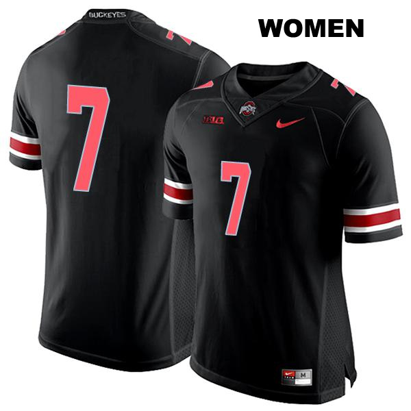 no. 7 Stitched CJ Stroud Authentic Ohio State Buckeyes Black Womens College Football Jersey - No Name