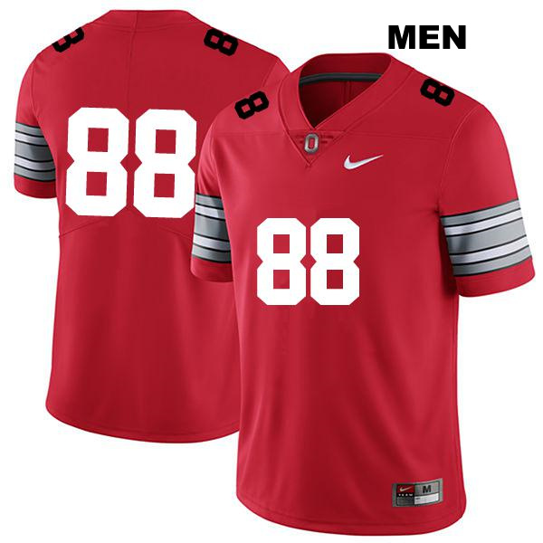no. 88 Stitched Gee Scott Jr Authentic Ohio State Buckeyes Darkred Mens College Football Jersey - No Name