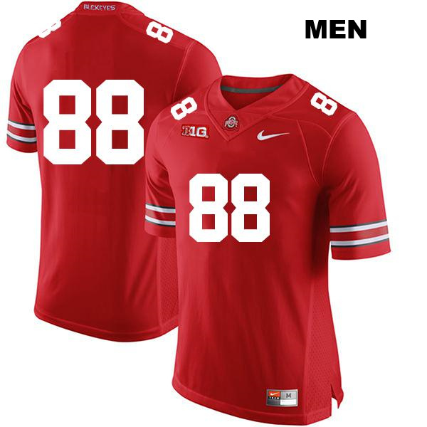 no. 88 Gee Scott Jr Authentic Stitched Ohio State Buckeyes Red Mens College Football Jersey - No Name