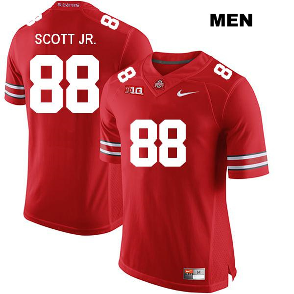 no. 88 Gee Scott Jr Stitched Authentic Ohio State Buckeyes Red Mens College Football Jersey