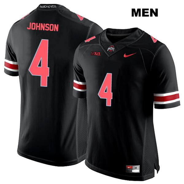 no. 4 JK Johnson Stitched Authentic Ohio State Buckeyes Black Mens College Football Jersey