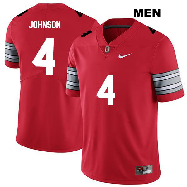 no. 4 Stitched JK Johnson Authentic Ohio State Buckeyes Darkred Mens College Football Jersey