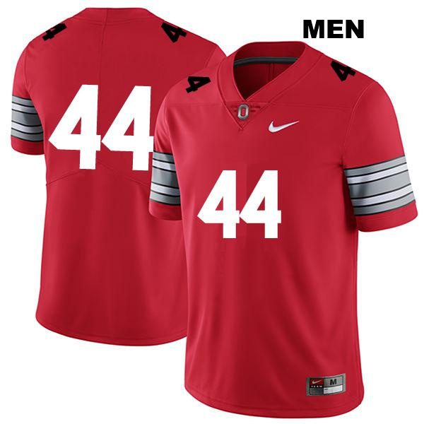 no. 44 JT Tuimoloau Authentic Stitched Ohio State Buckeyes Darkred Mens College Football Jersey - No Name