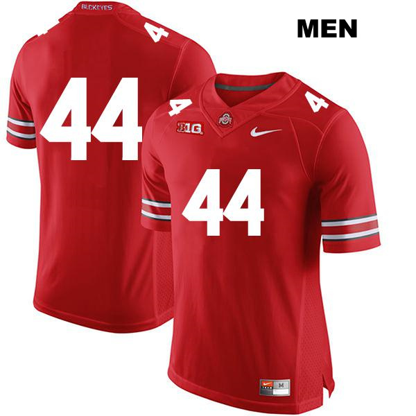 no. 44 JT Tuimoloau Authentic Ohio State Buckeyes Red Stitched Mens College Football Jersey - No Name