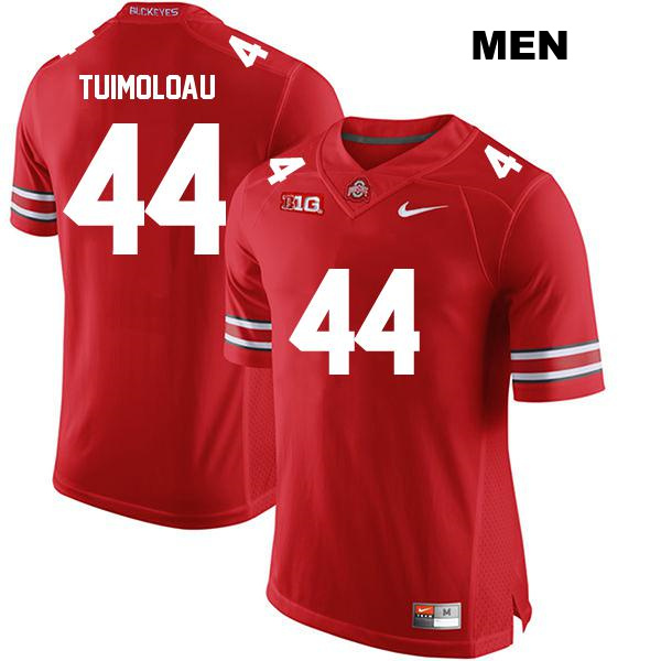 Stitched no. 44 JT Tuimoloau Authentic Ohio State Buckeyes Red Mens College Football Jersey