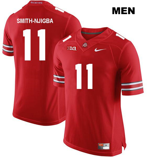 no. 11 Jaxon Smith-Njigba Authentic Stitched Ohio State Buckeyes Red Mens College Football Jersey
