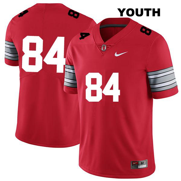 no. 84 Joe Royer Stitched Authentic Ohio State Buckeyes Darkred Youth College Football Jersey - No Name