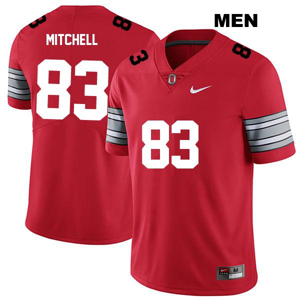 no. 83 Joop Mitchell Authentic Stitched Ohio State Buckeyes Darkred Mens College Football Jersey