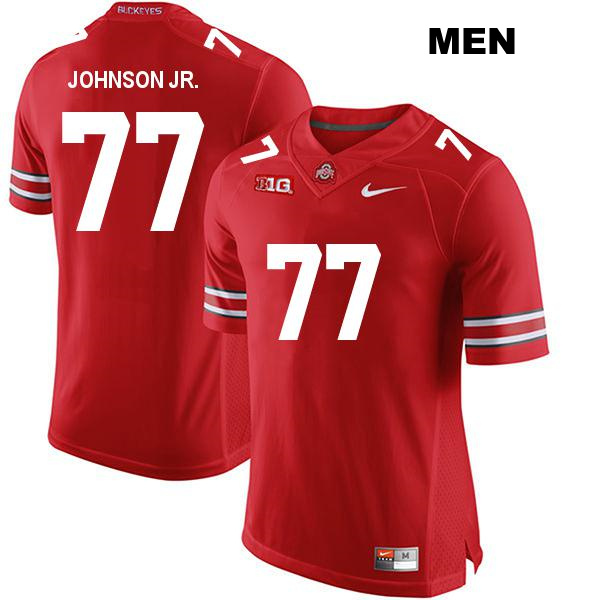 no. 77 Paris Johnson Jr Authentic Ohio State Buckeyes Stitched Red Mens College Football Jersey