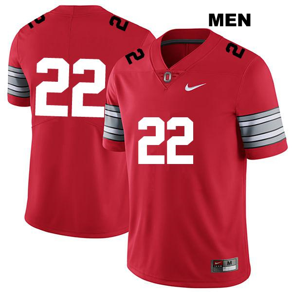Stitched no. 22 Steele Chambers Authentic Ohio State Buckeyes Darkred Mens College Football Jersey - No Name